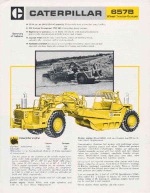 स्क्रेपर Caterpillar 657B