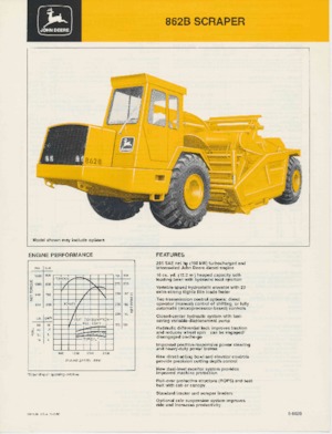 स्क्रेपर John Deere Construction 862B