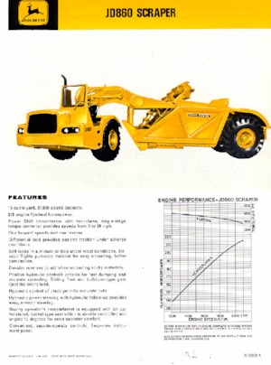 स्क्रेपर John Deere Construction JD860