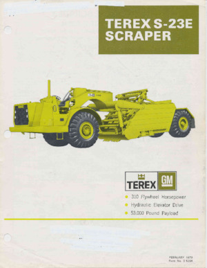 स्क्रेपर Terex S-23E