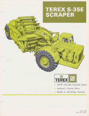 स्क्रेपर Terex S-35E