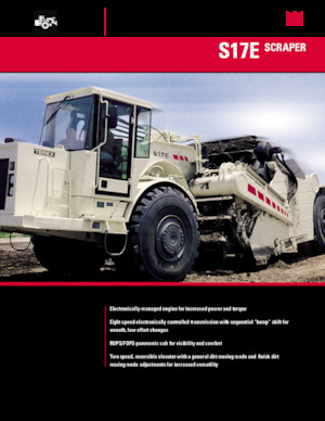 स्क्रेपर Terex S17E