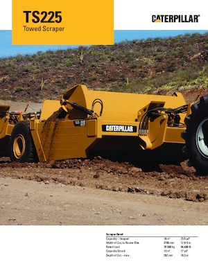 स्क्रेपर Caterpillar TS225