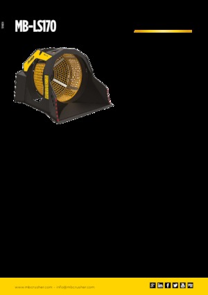 स्क्रीनिंग बकेट MB Crusher MB-LS170 S2