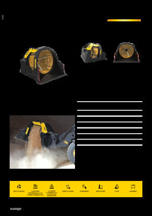 स्क्रीनिंग बकेट MB Crusher MB-LS220 S2