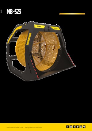 स्क्रीनिंग बकेट MB Crusher MB-S23