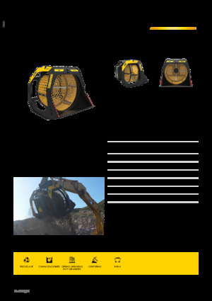 स्क्रीनिंग बकेट MB Crusher MB-S18 S4
