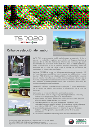 स्क्रीनिंग प्लांट Neuson-Ecotec TS 7020