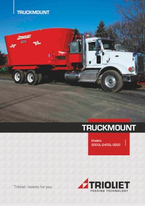 सेल्फ प्रोपेल्ड फीड मिक्सर Trioliet Truckmount 2700L
