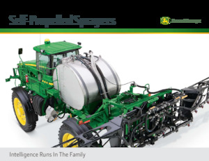 सेल्फ-प्रोपेल्ड फील्ड स्प्रेयर John Deere 4830