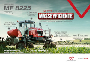 सेल्फ-प्रोपेल्ड फील्ड स्प्रेयर Massey Ferguson MF 8225