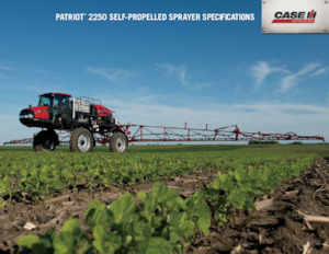 सेल्फ-प्रोपेल्ड फील्ड स्प्रेयर Case IH Patriot® 2250