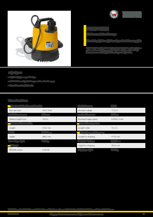 सीवेज पंप Wacker Neuson PSG2 500