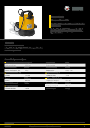सीवेज पंप Wacker Neuson PSG2 500
