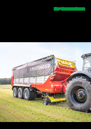 साइलेज ट्रेलर Pöttinger Jumbo 7380 DB