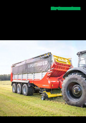 साइलेज ट्रेलर Pöttinger Jumbo 8380 DB