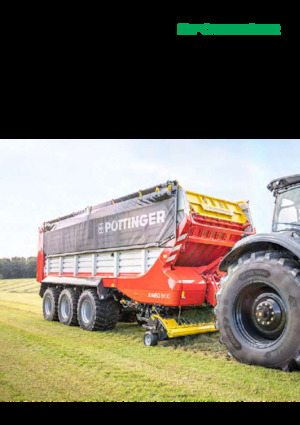 साइलेज ट्रेलर Pöttinger Jumbo 8540