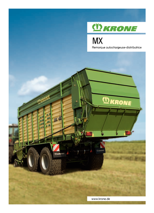 साइलेज ट्रेलर Krone MX 350 GL