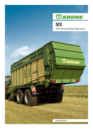 साइलेज ट्रेलर Krone MX 350 GL
