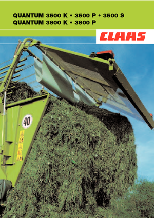 साइलेज ट्रेलर Claas Quantum 3500 P