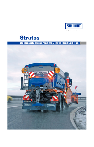 साइलो-फेड स्प्रेडर Schmidt Stratos B/S 50 VCX