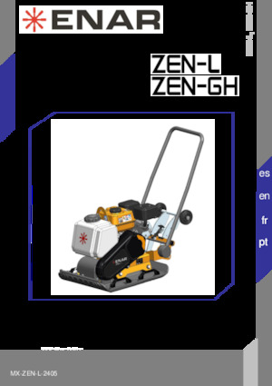 सिंगल डायरेक्शन वाइब्रेटरी प्लेट कॉम्पेक्टर Enar ZEN 20GH