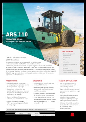 सिंगल-ड्रम रोलर Ammann ARS 110