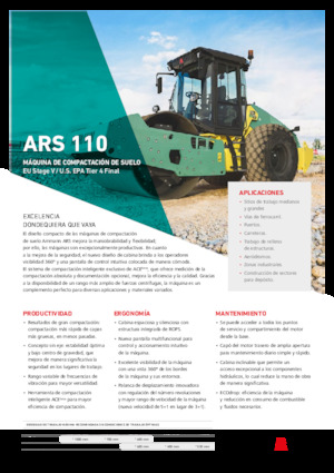 सिंगल-ड्रम रोलर Ammann ARS 110 PD
