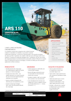 सिंगल-ड्रम रोलर Ammann ARS 110 PD