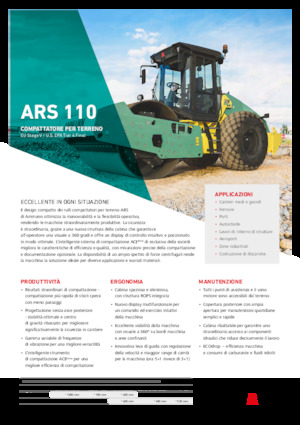 सिंगल-ड्रम रोलर Ammann ARS 110 PD