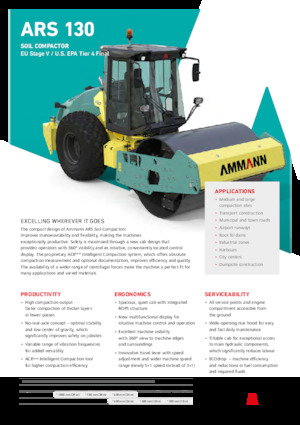 सिंगल-ड्रम रोलर Ammann ARS 130 PD