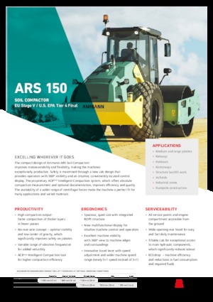 सिंगल-ड्रम रोलर Ammann ARS 150