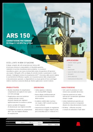 सिंगल-ड्रम रोलर Ammann ARS 150