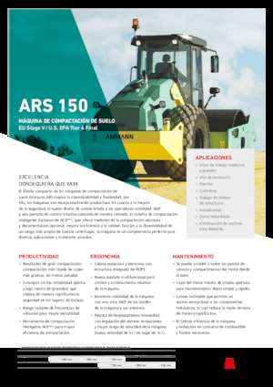 सिंगल-ड्रम रोलर Ammann ARS 150 PD