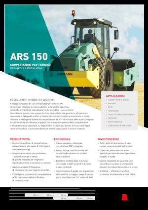 सिंगल-ड्रम रोलर Ammann ARS 150 PD