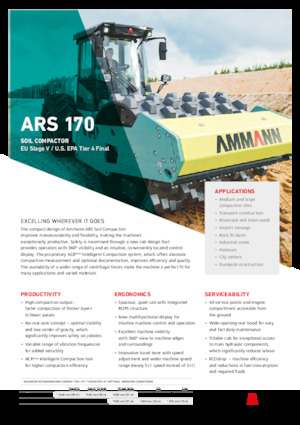 सिंगल-ड्रम रोलर Ammann ARS 170 PD