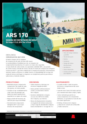 सिंगल-ड्रम रोलर Ammann ARS 170 PD