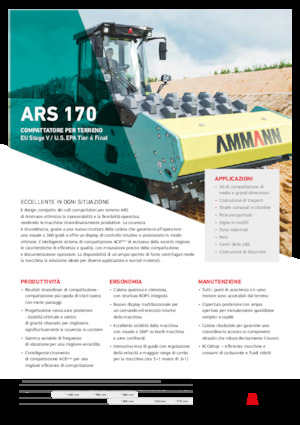 सिंगल-ड्रम रोलर Ammann ARS 170 PD