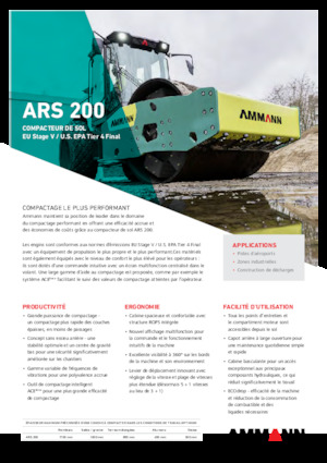 सिंगल-ड्रम रोलर Ammann ARS 200