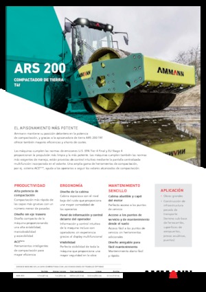 सिंगल-ड्रम रोलर Ammann ARS 200