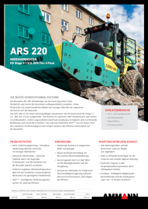 सिंगल-ड्रम रोलर Ammann ARS 220 PD