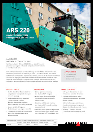 सिंगल-ड्रम रोलर Ammann ARS 220 PD
