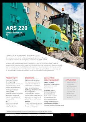 सिंगल-ड्रम रोलर Ammann ARS 220