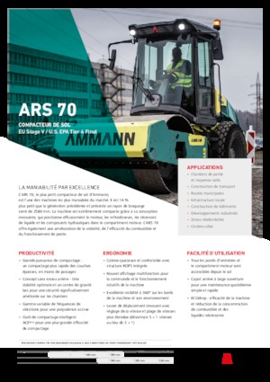 सिंगल-ड्रम रोलर Ammann ARS 70