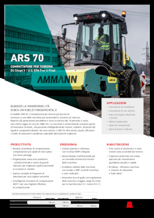 सिंगल-ड्रम रोलर Ammann ARS 70 PD