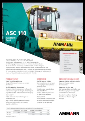 सिंगल-ड्रम रोलर Ammann ASC 100 D
