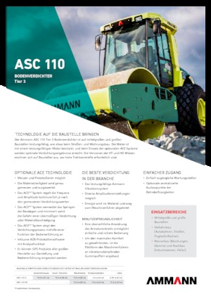 सिंगल-ड्रम रोलर Ammann ASC 110 D