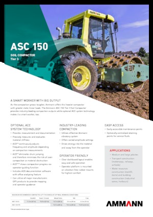 सिंगल-ड्रम रोलर Ammann ASC 150 HT