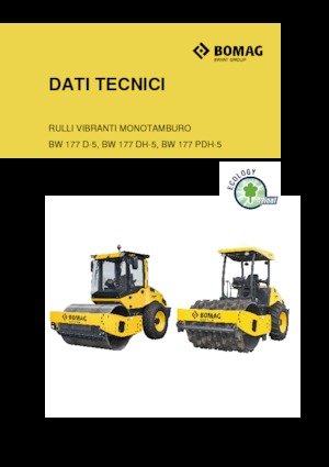 सिंगल-ड्रम रोलर Bomag BW 177 DH-5