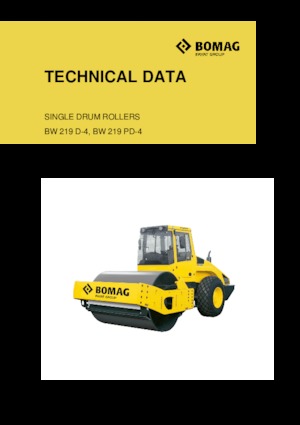 सिंगल-ड्रम रोलर Bomag BW 219 PD-4